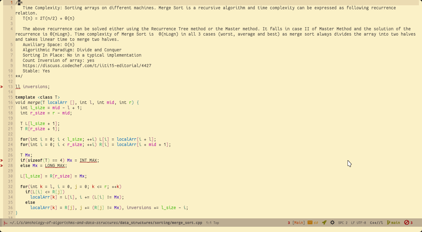 Anthology of Algorithms and Data structures